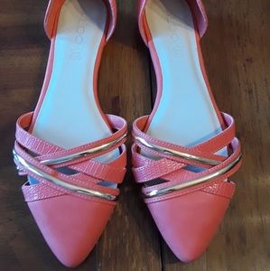 Aldo Coral D'orsay Flats Size 8.5